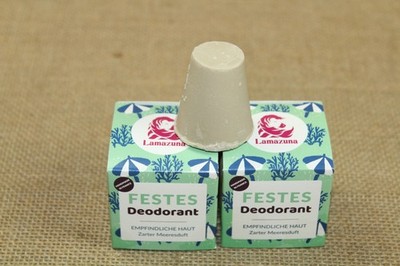 2 X Lamazuna Desodorante Sólido / Fragancia Suave Del Mar 30ml