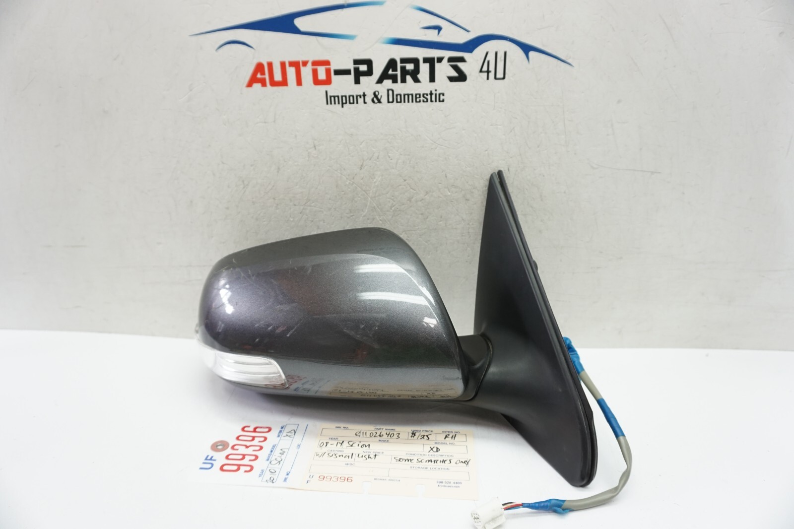 mirror9フーディ 2008 2014 SCION XD RIGHT PASSENGER POWER SIGNAL MIRROR 2009
