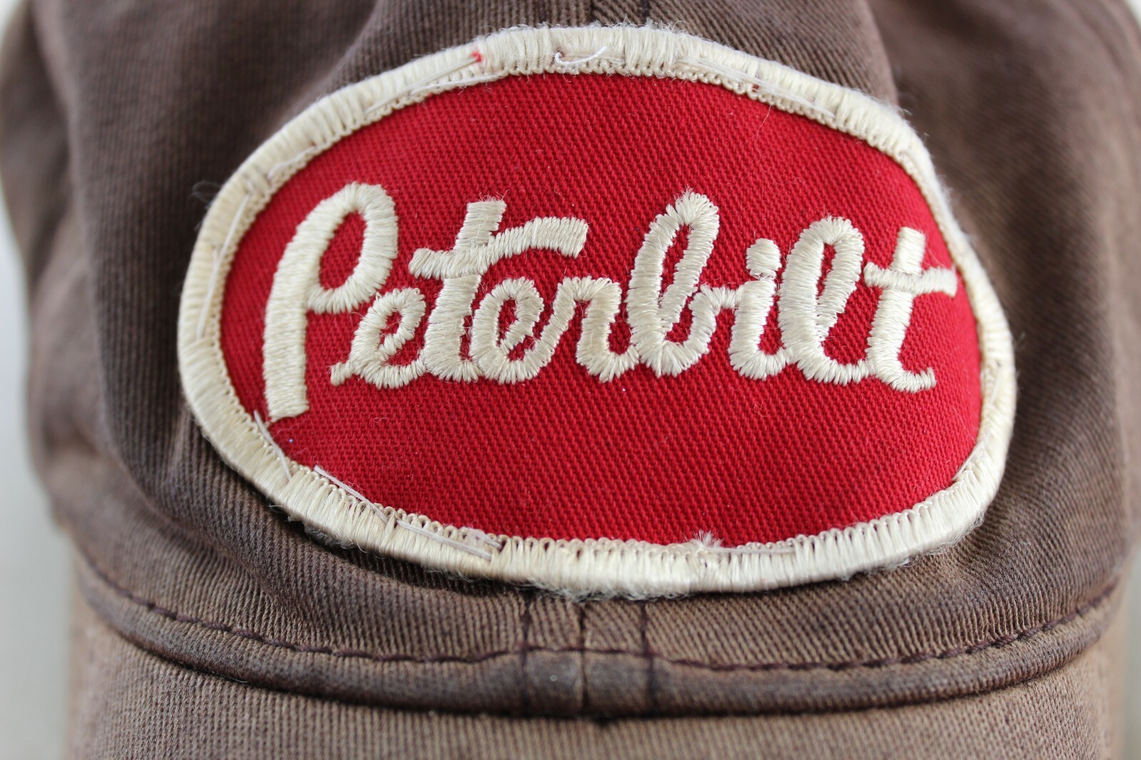 Peterbilt Nascar #8 Budweiser Brown Vintage Hat Cap Chase Authentics