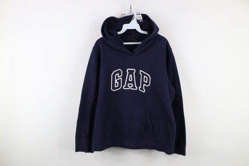 Vintage Gap Womens XL Faded Spell Out Block Letter Hoodie