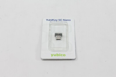 Yubico - YubiKey 5C Nano - Two Factor Authentication USB-C Security Key