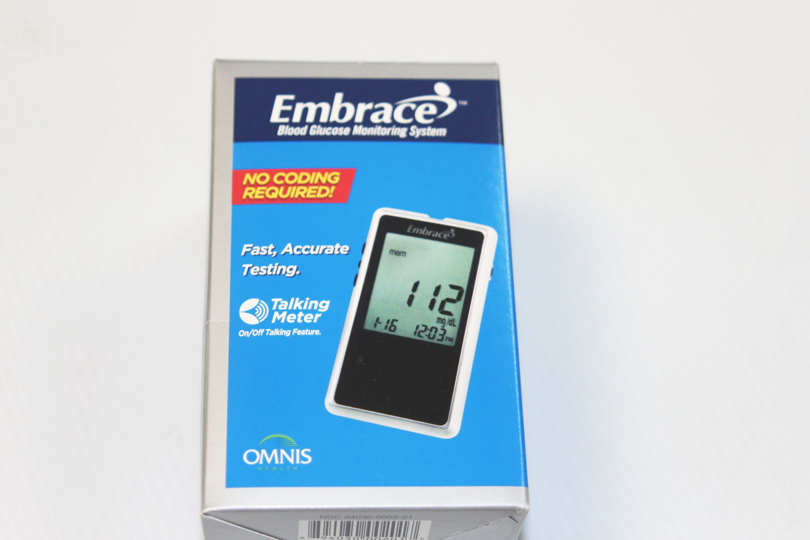 Lot of 5 - Embrace Blood Glucose Monitoring System Diabetic Meter (NIP Expired)