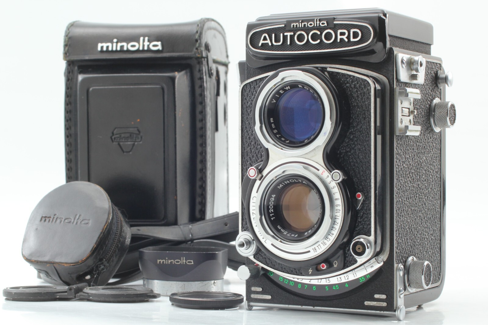Near Mint w/ Strap* Minolta Autocord III TLR Film Camera