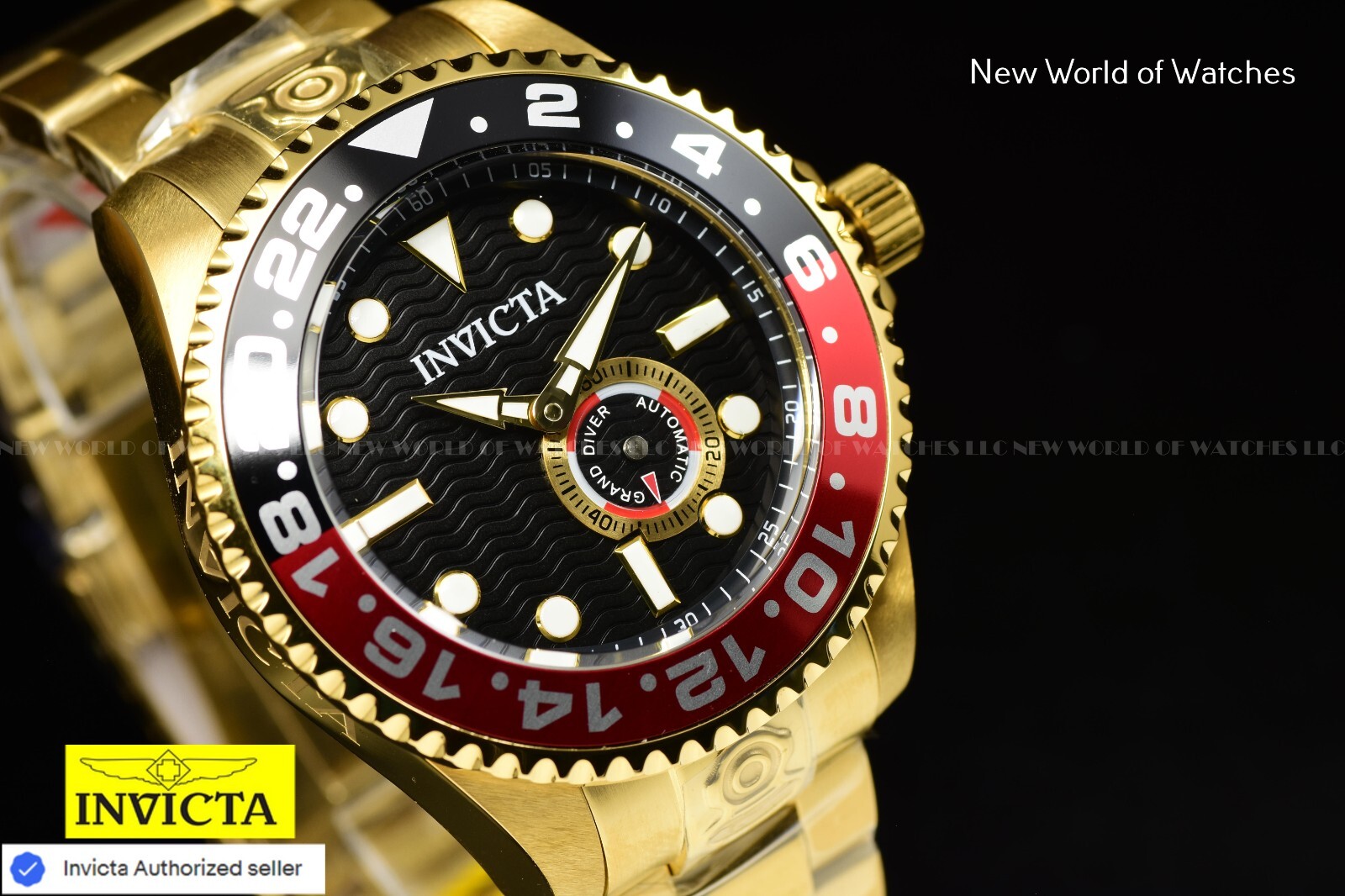 INVICTA クロノグラフ ゴールド ブラック $_57.JPG?set_id=880000500F