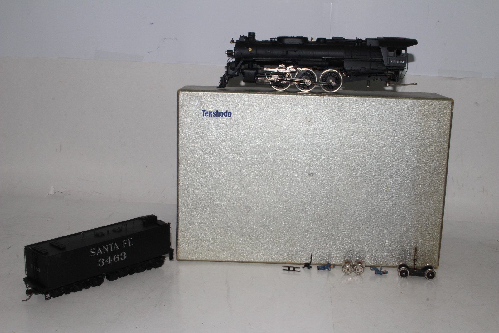 天賞堂　SANTA FE ４−６−４ HUDSON Tenshodo SANTA FE 4-6-4 HUDSON Steam Locomotive | eBay