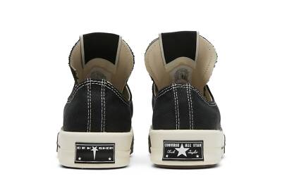 Pre-owned Converse Rick Owens X Drkshdw Drkstar Chuck 70 Low 'black' 172347c In Black/egret