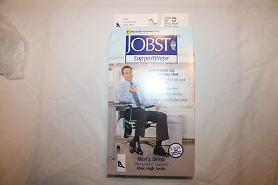 Jobst Support Wear Mild Compression Knee High Socks Black Small 8-15 mmHg SZ 6-8