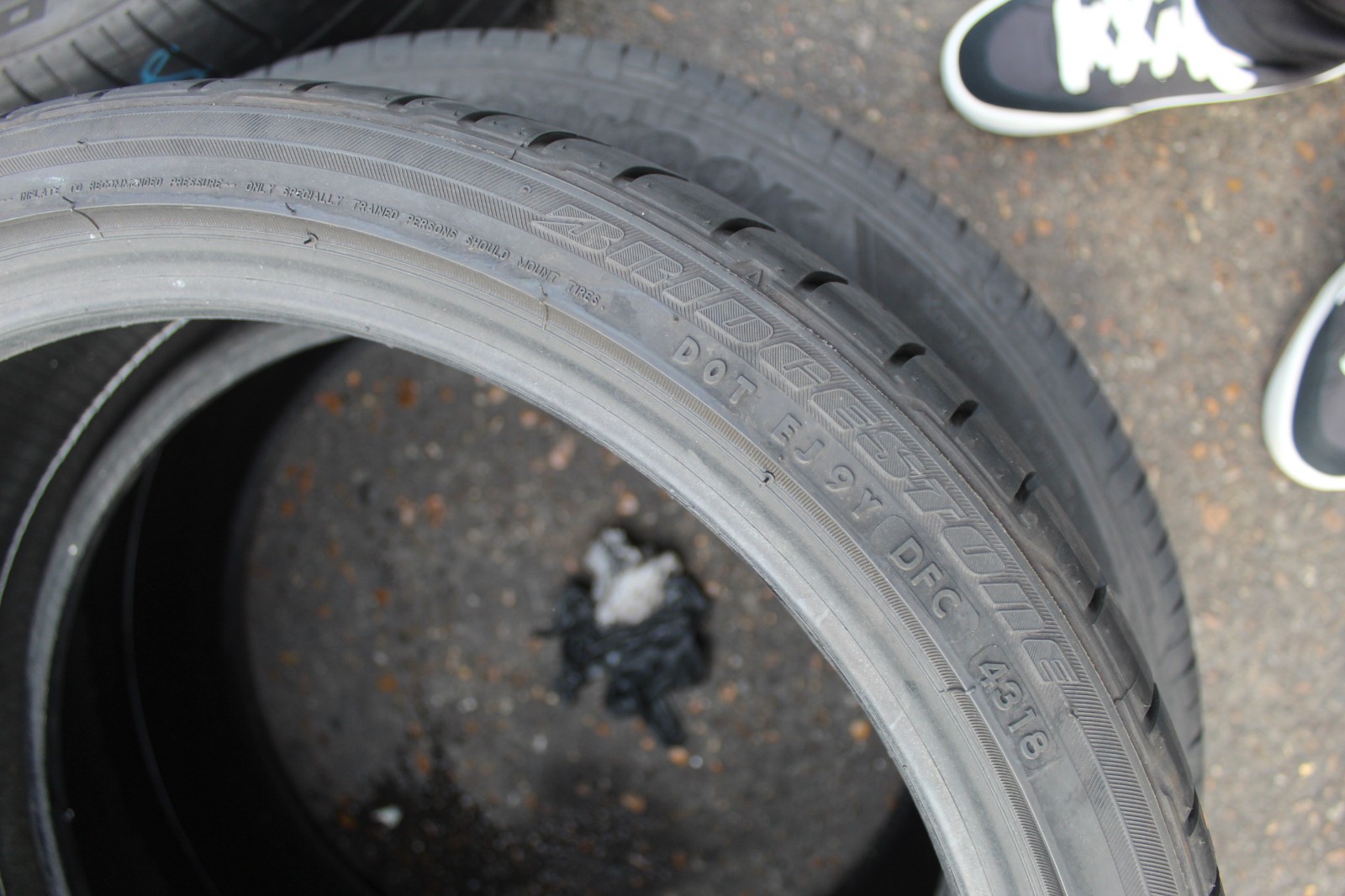 235 35 19 Bridgestone, Potenza, N1, 87Y, x1 Single Tyre 7.5mm (F1_tyres) L3851