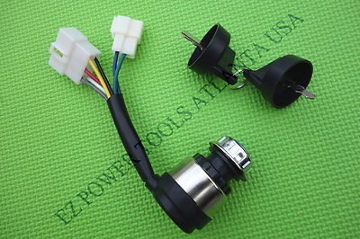 Chinese Electric Start Gas Generator Ignition Key Combination Switch Type C