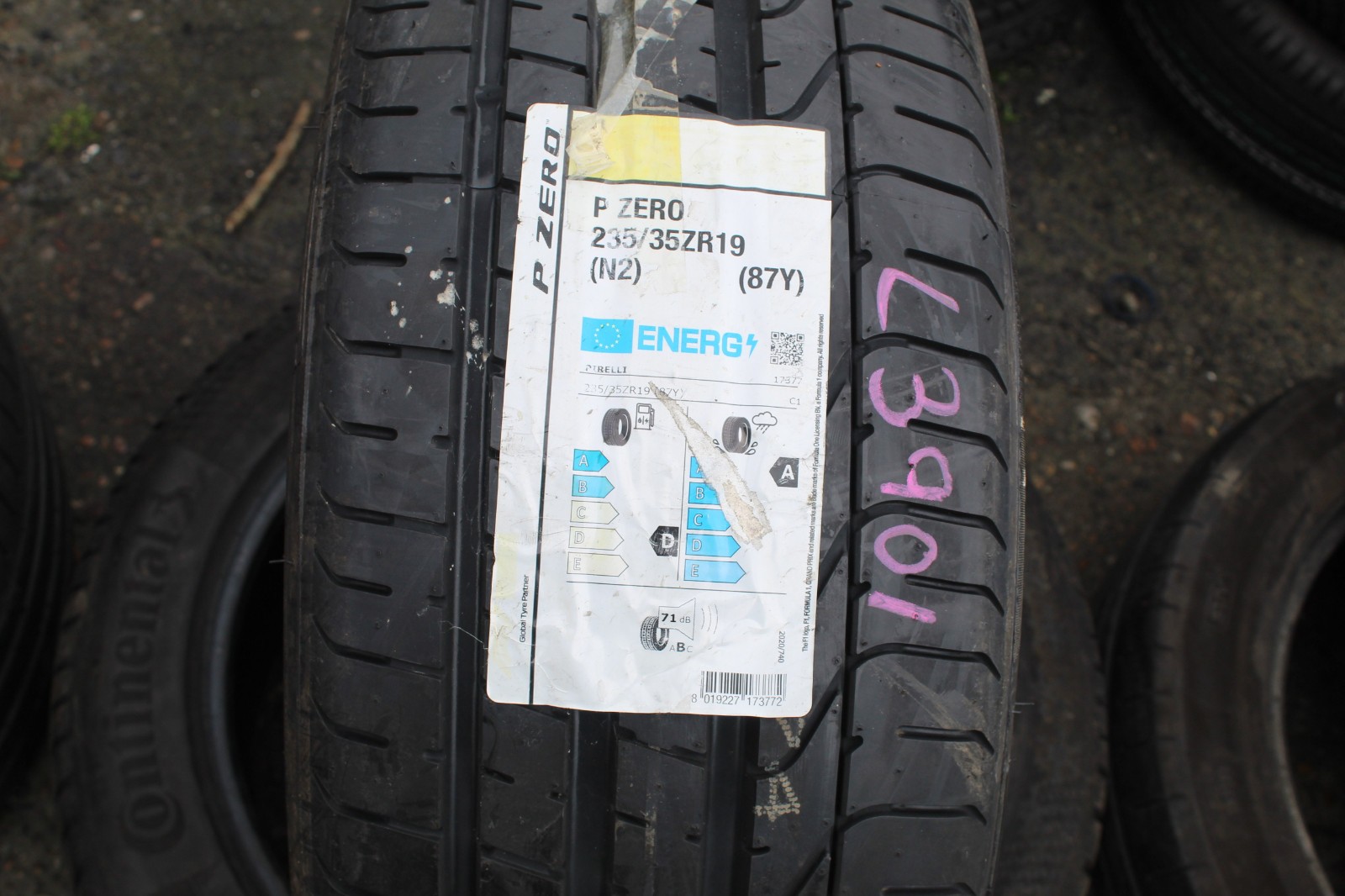 New 235 35 19 Pirelli, P Zero, N2, 87Y, x1 Single Tyre (F1_tyres) L3901