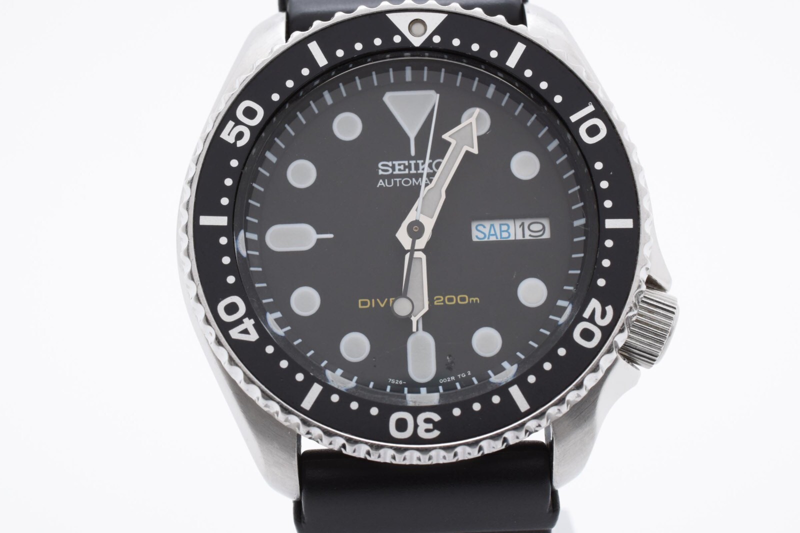 Near Mint】 SEIKO 7S26-0020 SKX007 Black Boy Divers