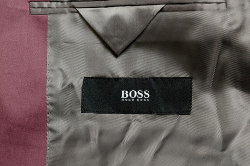 Pre-owned Hugo Boss "reyno3/wave1" Men's Purple Two Button Suit