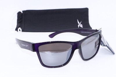 NEW REEBOK PH 1221 RBOP 33 PRP PURPLE BLACK MIRRORED AUTHENTIC SUNGLASSES 56-16
