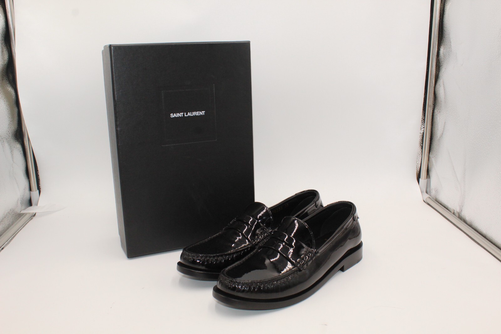 NEW COA Saint Laurent Le Loafer Penny Slippers In Glazed