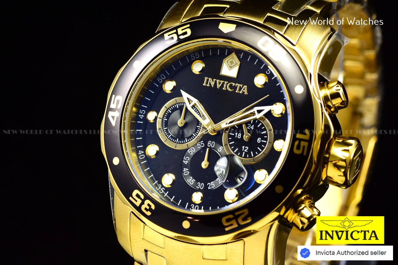 特別価格Invicta Pro Diver Quartz Black Dial Men's Watch 38454好評販売中