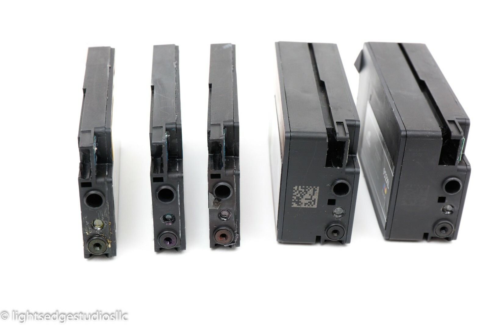 Lot of 5 Used HP 952 952XL compatible ink cartridges - mostly empty, some full