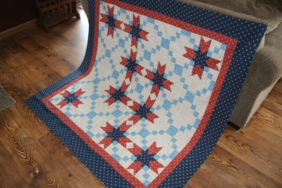 Handmade Stepping Stones Quilt Top