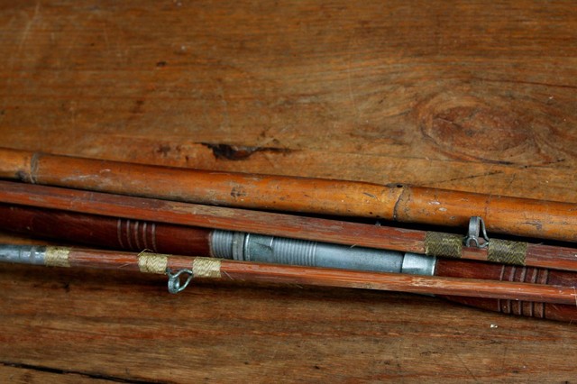 Vintage Cane Handmade Fishing Rods One Pair | Fishing | Gumtree