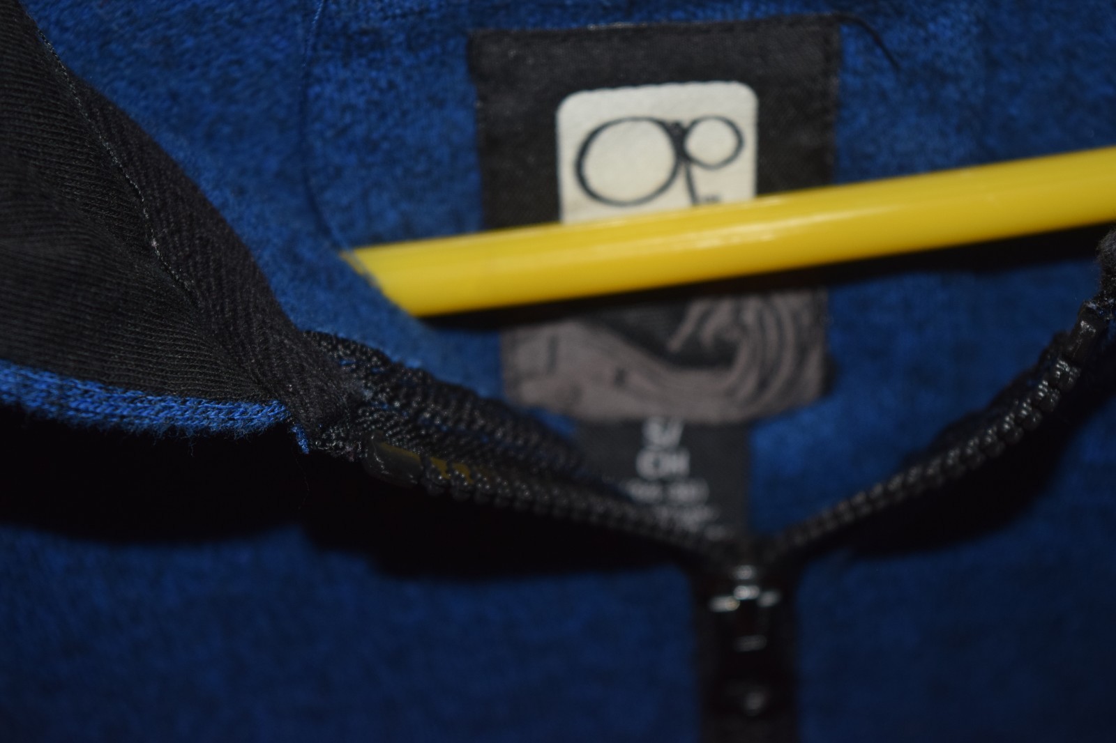 OP Hoodie Sweatshirt Children's Small 34-36 Blue Zippered