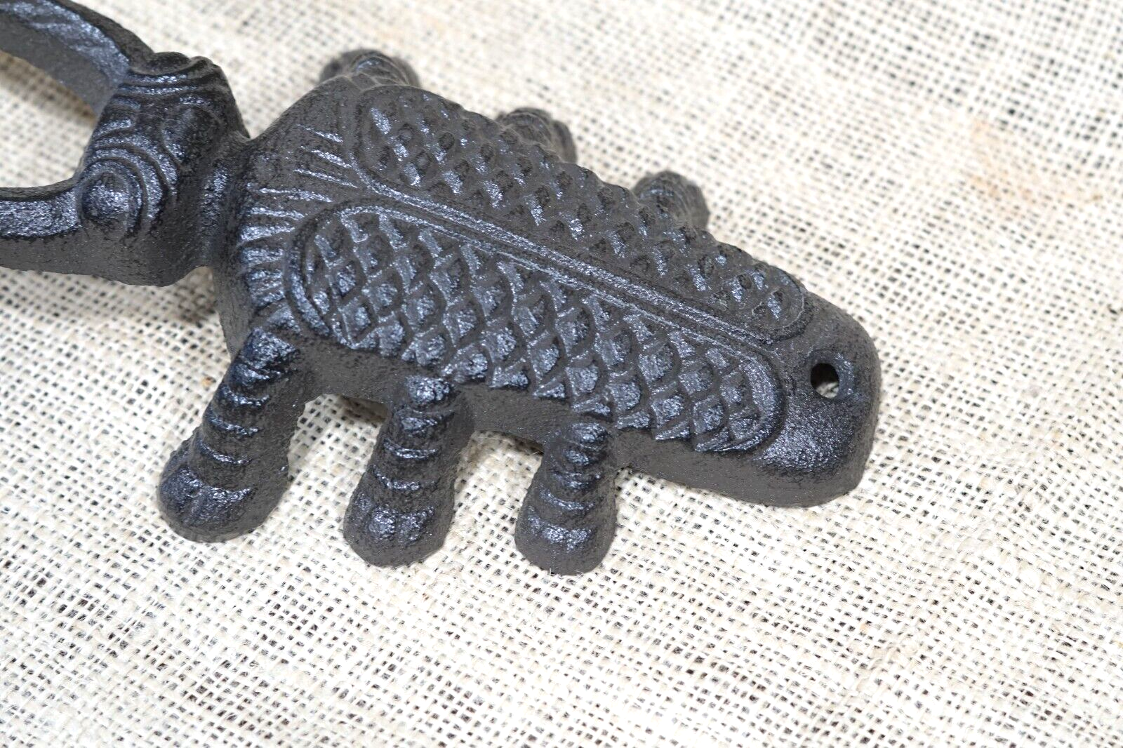 Cast Iron Bug Beetle Figural Boot Jack Tool  Shoe Horn Bootjack Farm Mud Room