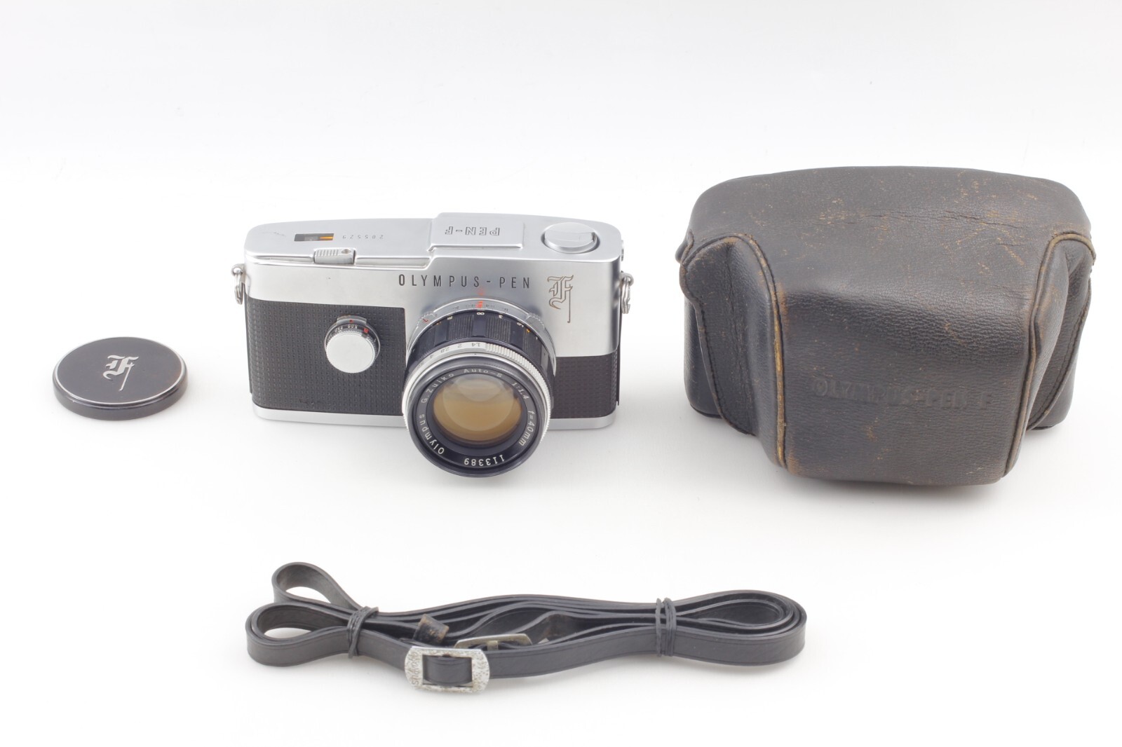 Near MINT】 Olympus Pen F Half Frame SLR Film Camera + 40mm Near MINT】 Olympus Pen F Half Frame SLR Film Camera + 40mm