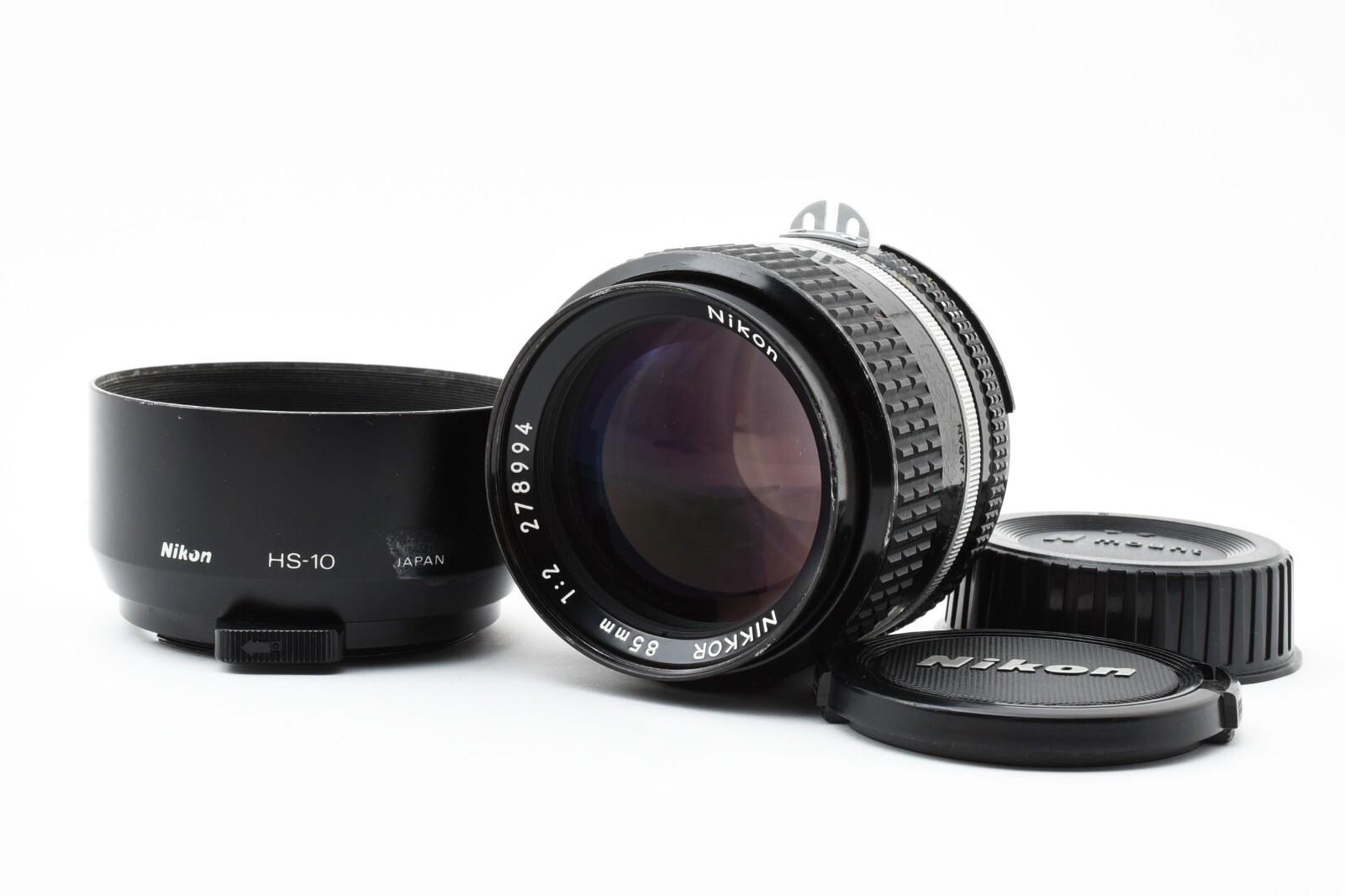 Exc+3 w/caps] Nikon Ai-s Ais Nikkor 85mm F2 MF Lens From