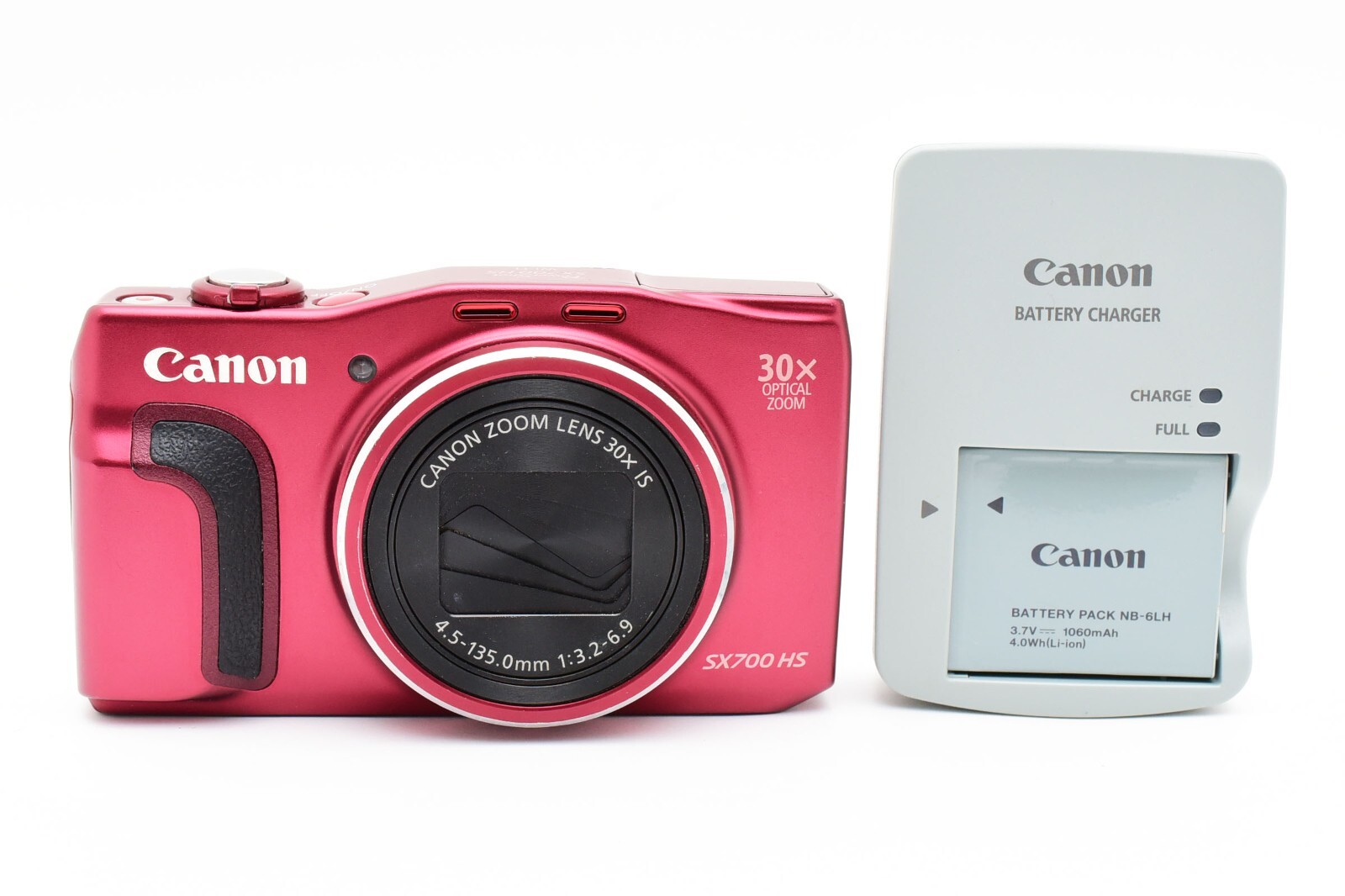 Canon PowerShot SX700 HS Red 30x Optical Wifi Compact