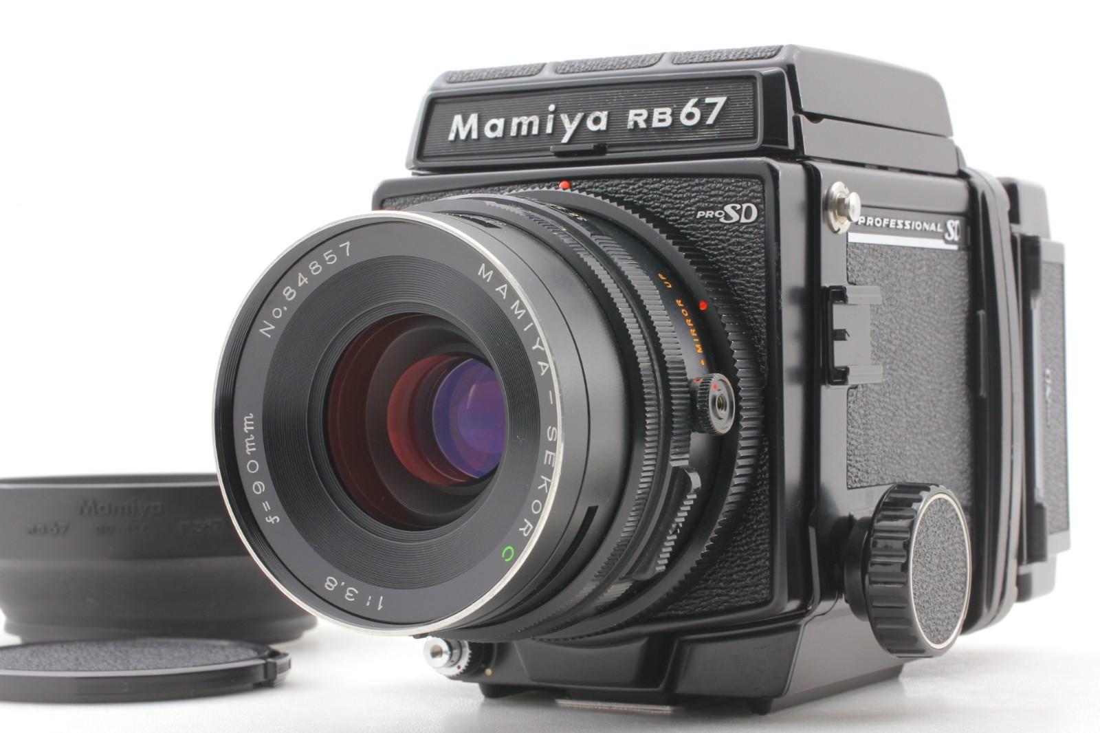 EXC+5 w/HOOD] Mamiya RB67 Pro SD + Sekor C 90mm f/3.8 Lens