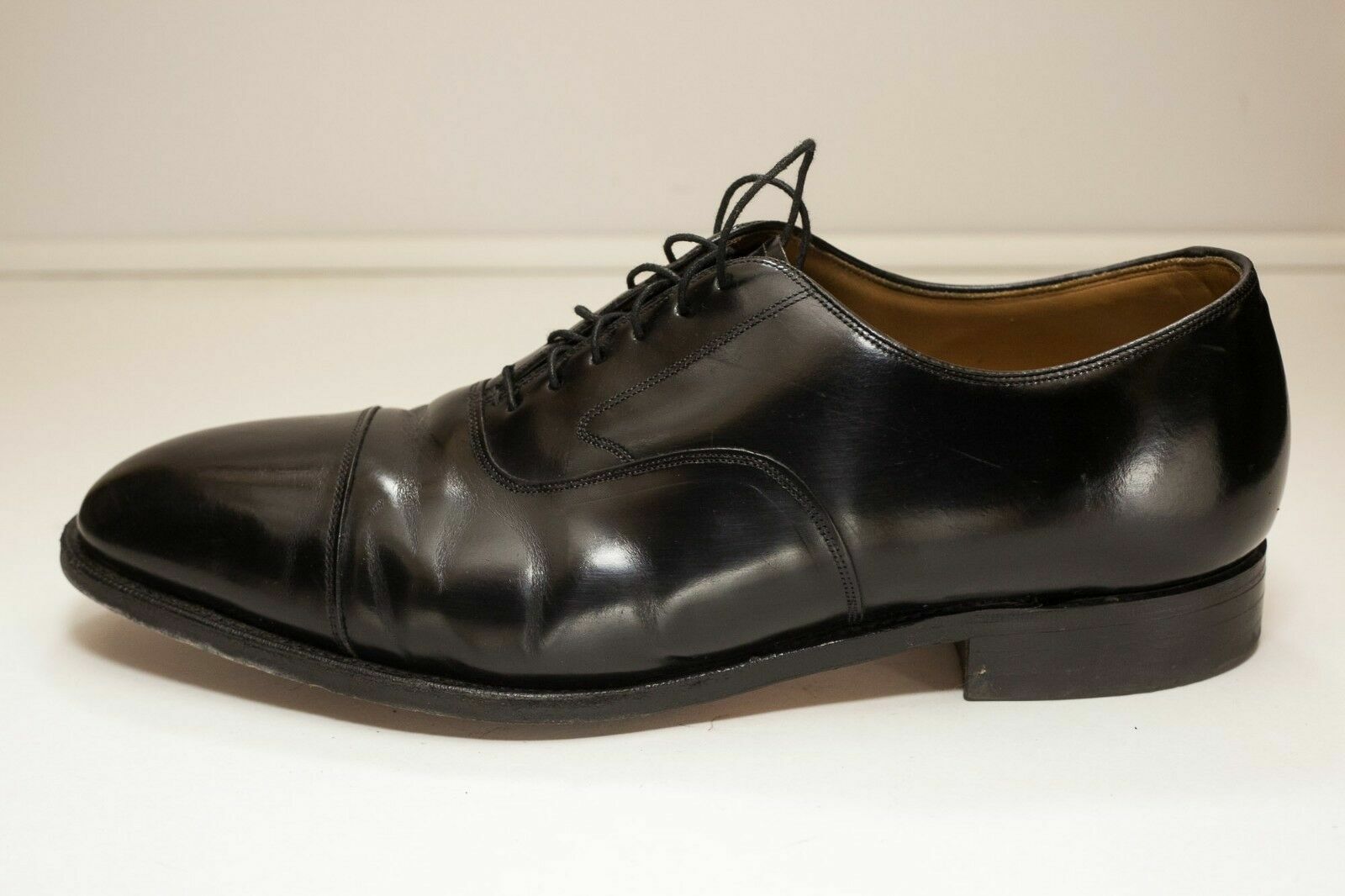 靴 50s 'K Shoes' Black Oxford Cap Toe Black Cap Toe Oxfords | Sparrods & Co
