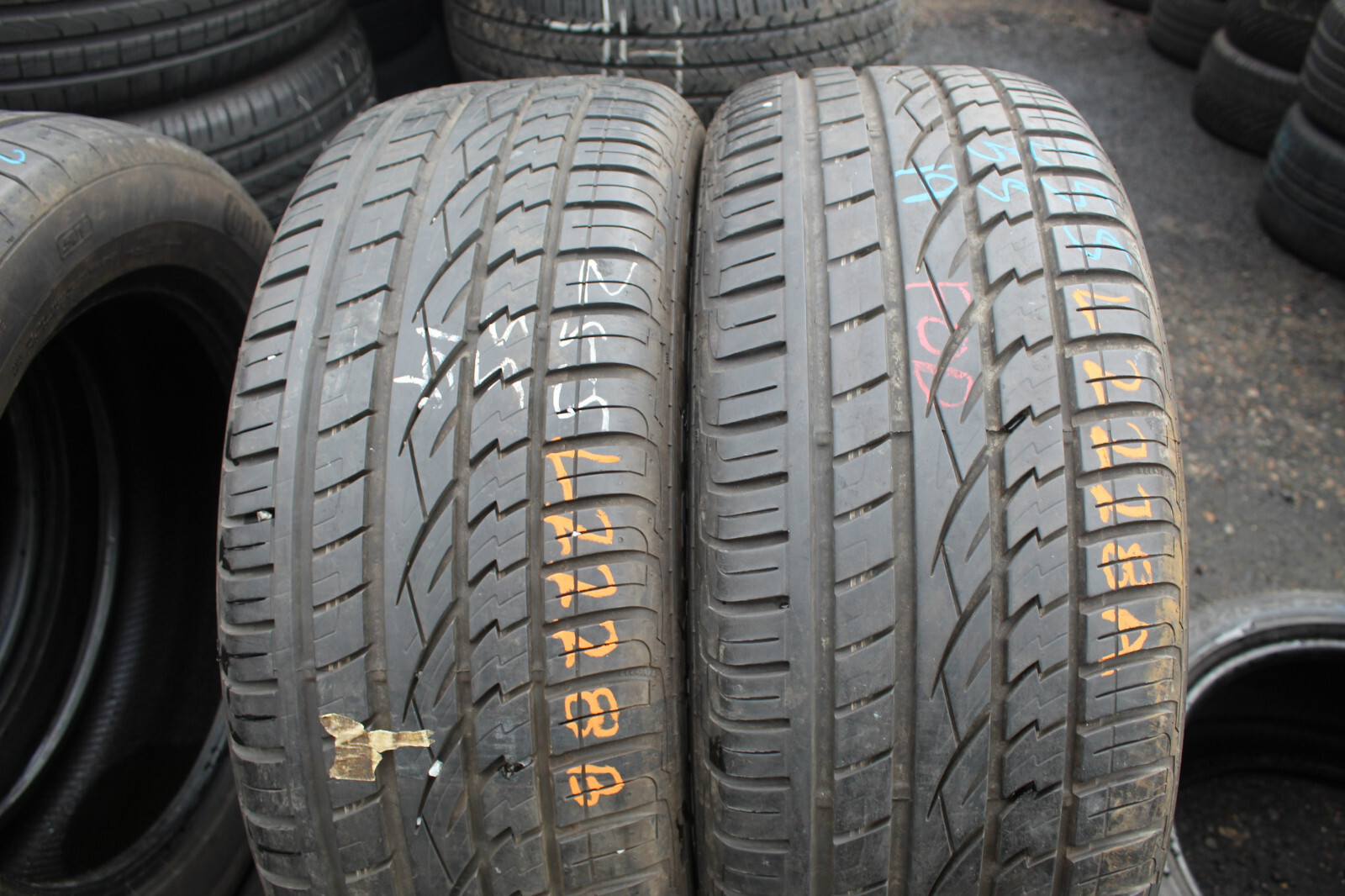 255 55 19 Continental, CC UHP, XL, 111H, x2 A Pair 7.2mm (F1_tyres) FOD L2228