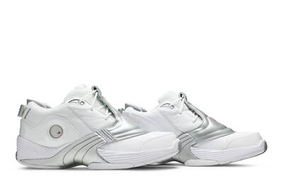 Pre-owned Reebok Answer 5 Og 'metallic Silver' Dv6959 In White/metallic Silver