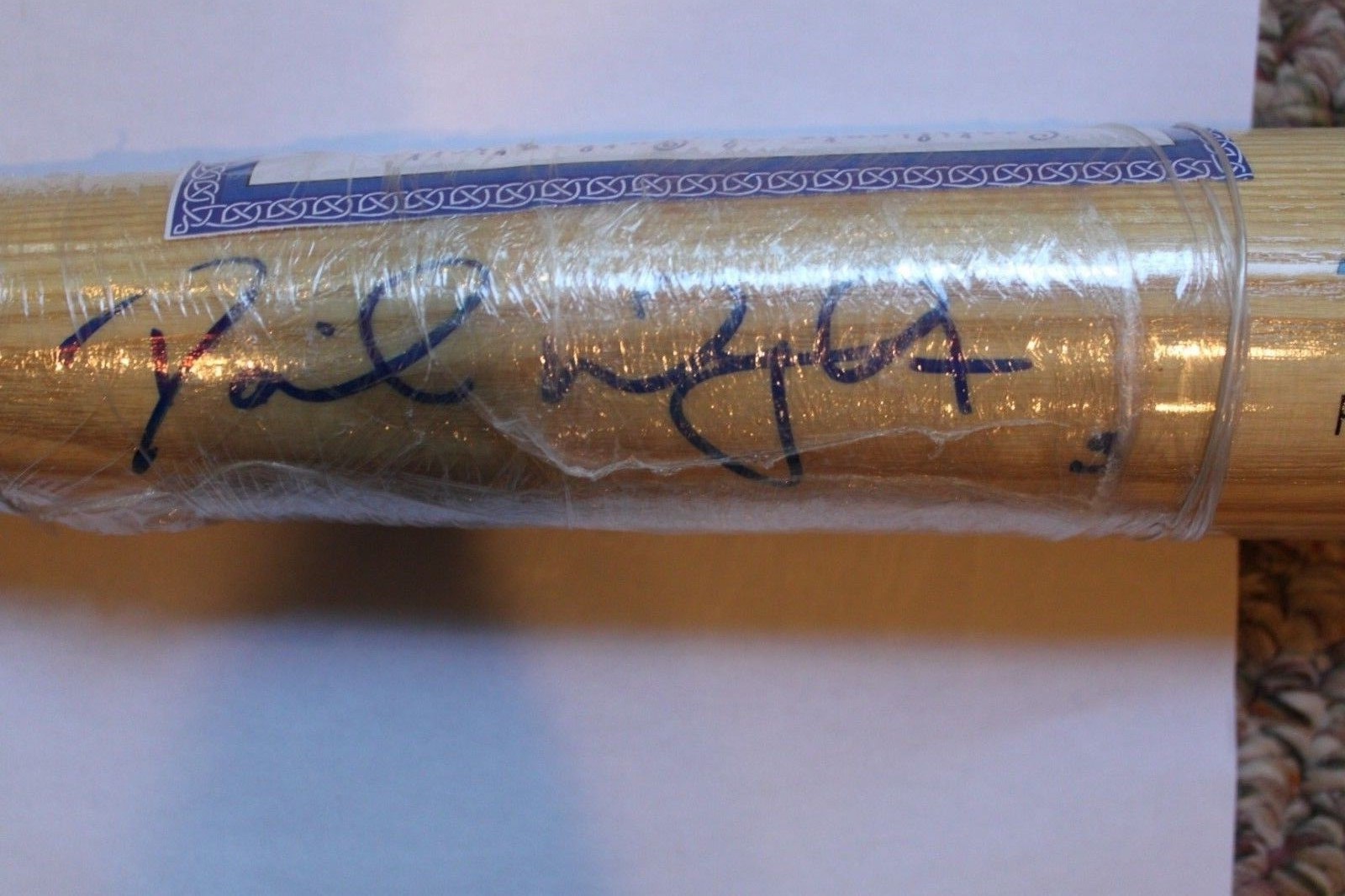 David Wright Official MLB Rawlings pro bat with coa