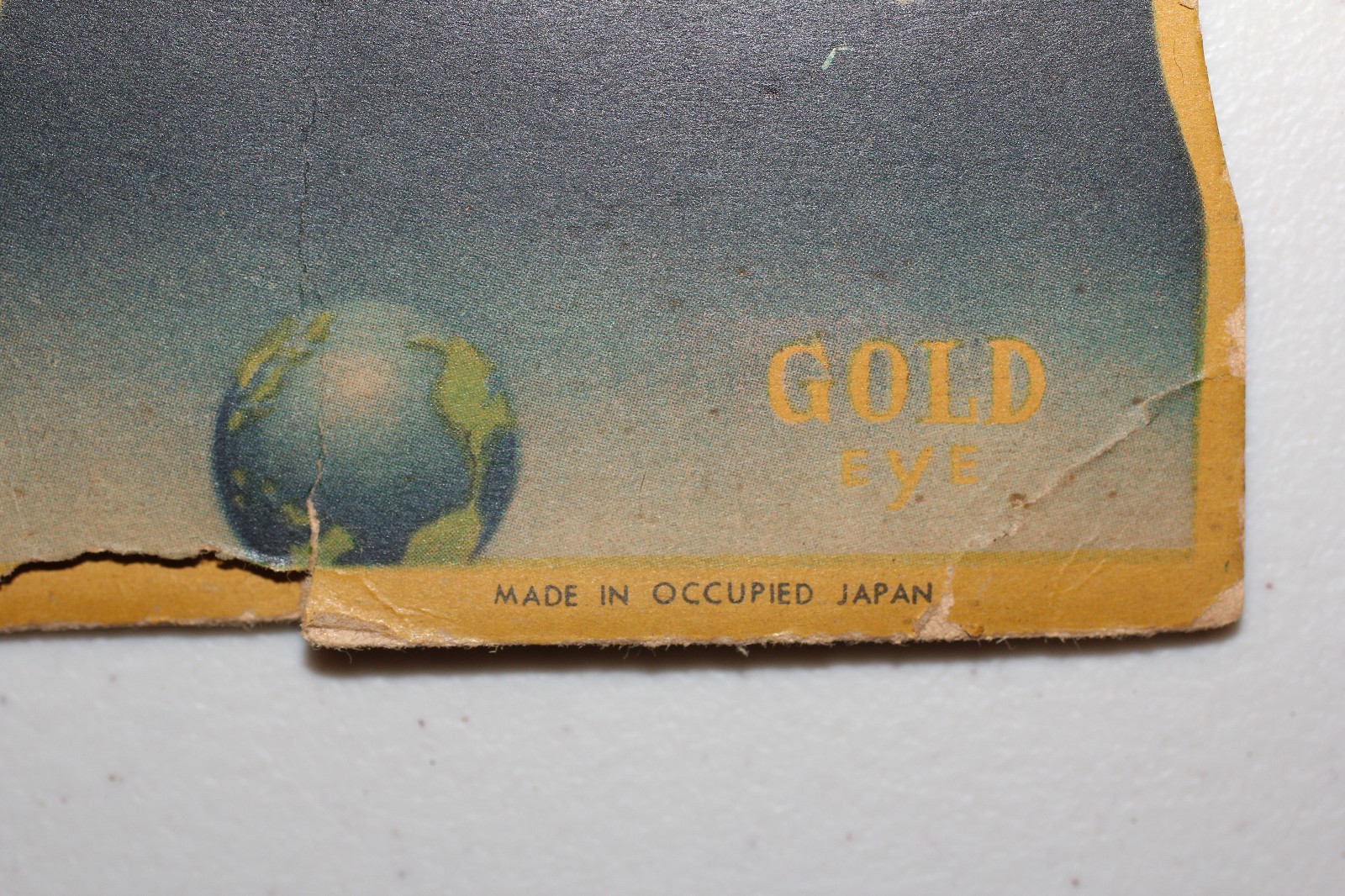 Vintage Needle Book ROCKET made in Occupied Japan, poor condition  (Lot#858)