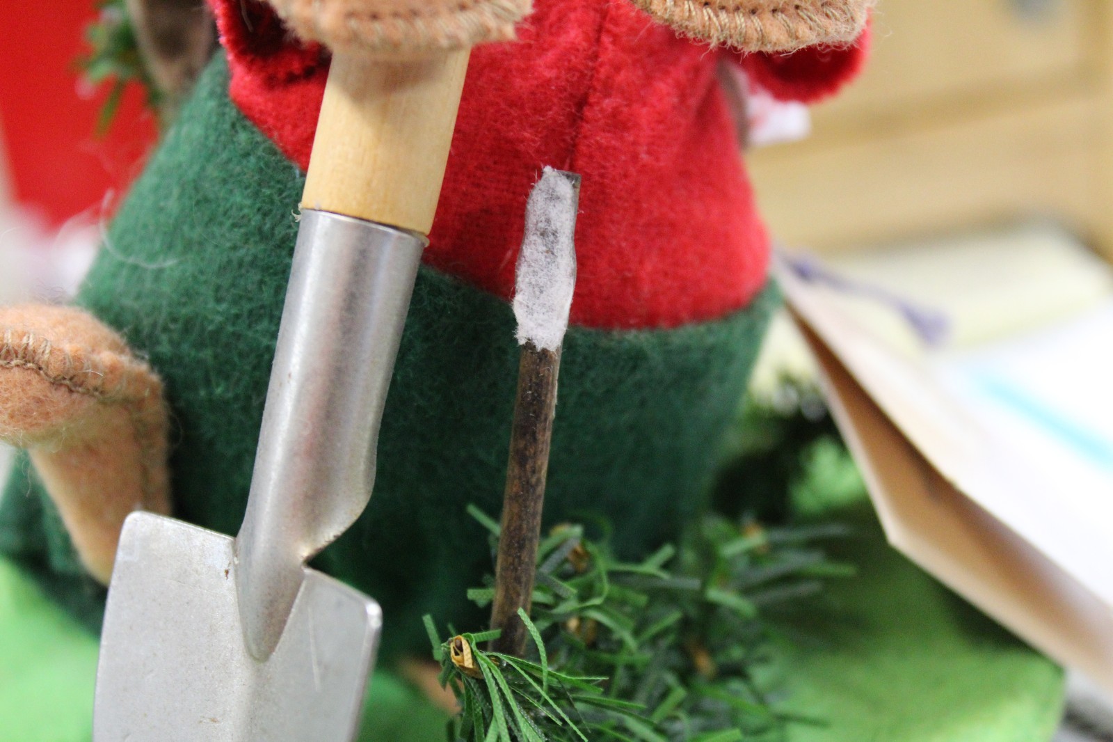 Annalee Retired 1991 Mouse With a Shovel-Earth Day #2020 7