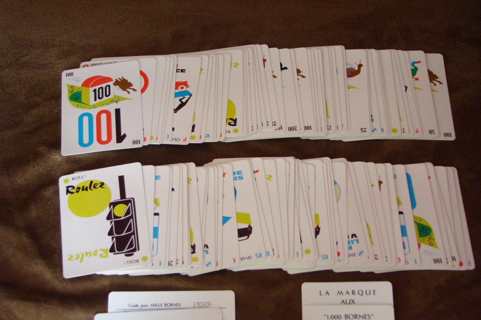 Vintage Parker Brothers Mille Bornes French Card 1962 Game Complete See Photos