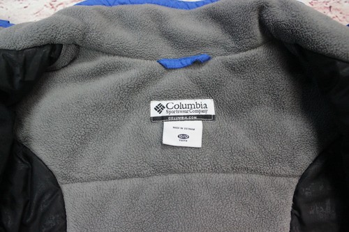 Kid's Columbia Winter Jacket Insulated Blue Size 10-12 Kids Boys Snow Jacket