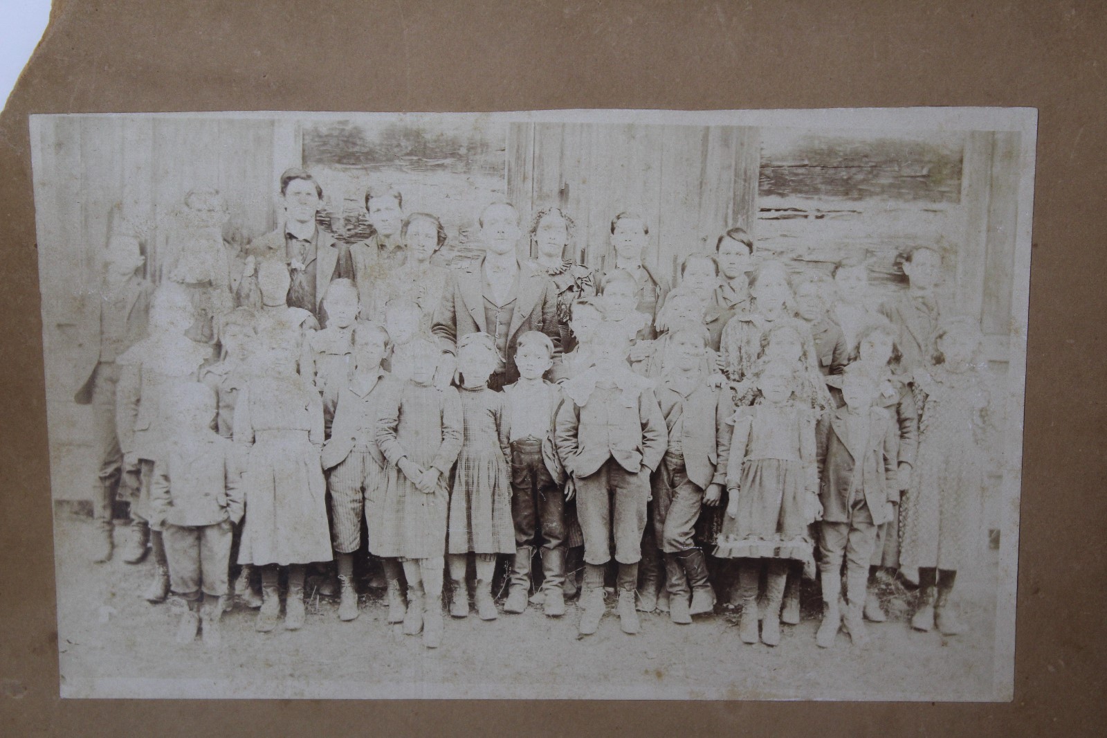 6  Antique Victorian Cabinet Cards Photographs Family, Groups, PicNic, Bicycle