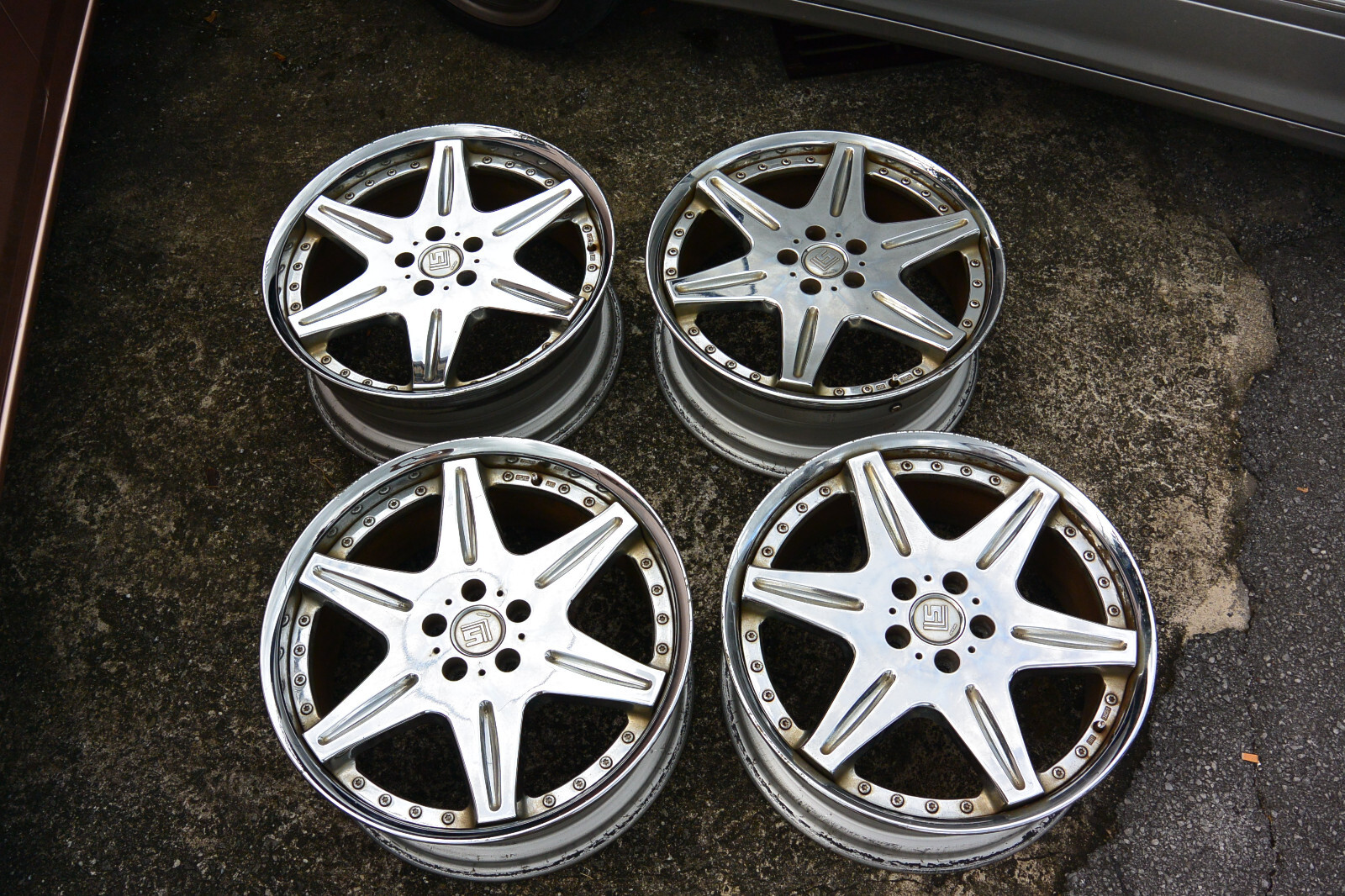 444・3 ★WORK LM-1★20×9J・10J★オフ+22・+32 JDM 20