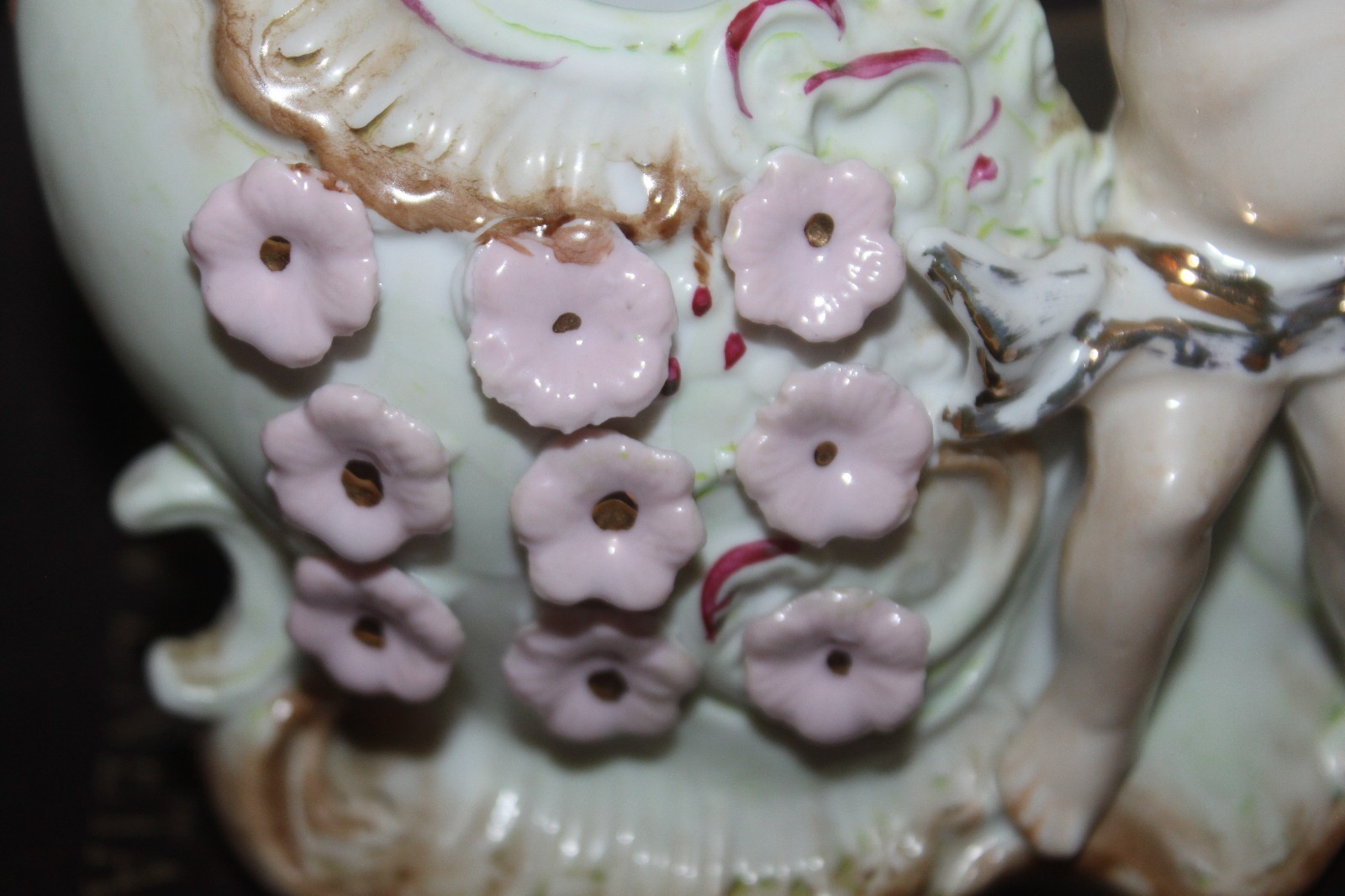 Chase Handpainted Made in Japan Cherub Putti Katz & Besthoff K&B Price Tags