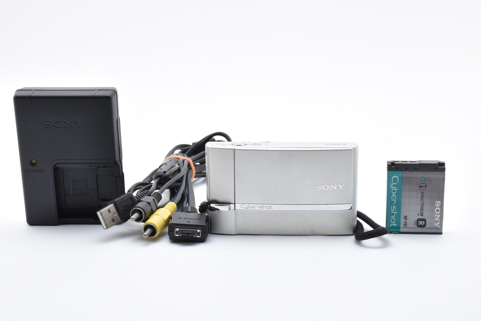 Sony Cyber-shot DSC-T30 7.2MP Digital Camera Silver From