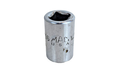 Mac Tools USA V226R 11/16'' SAE Shallow Socket 1/2'' Drive 6 Point Chrome Finish
