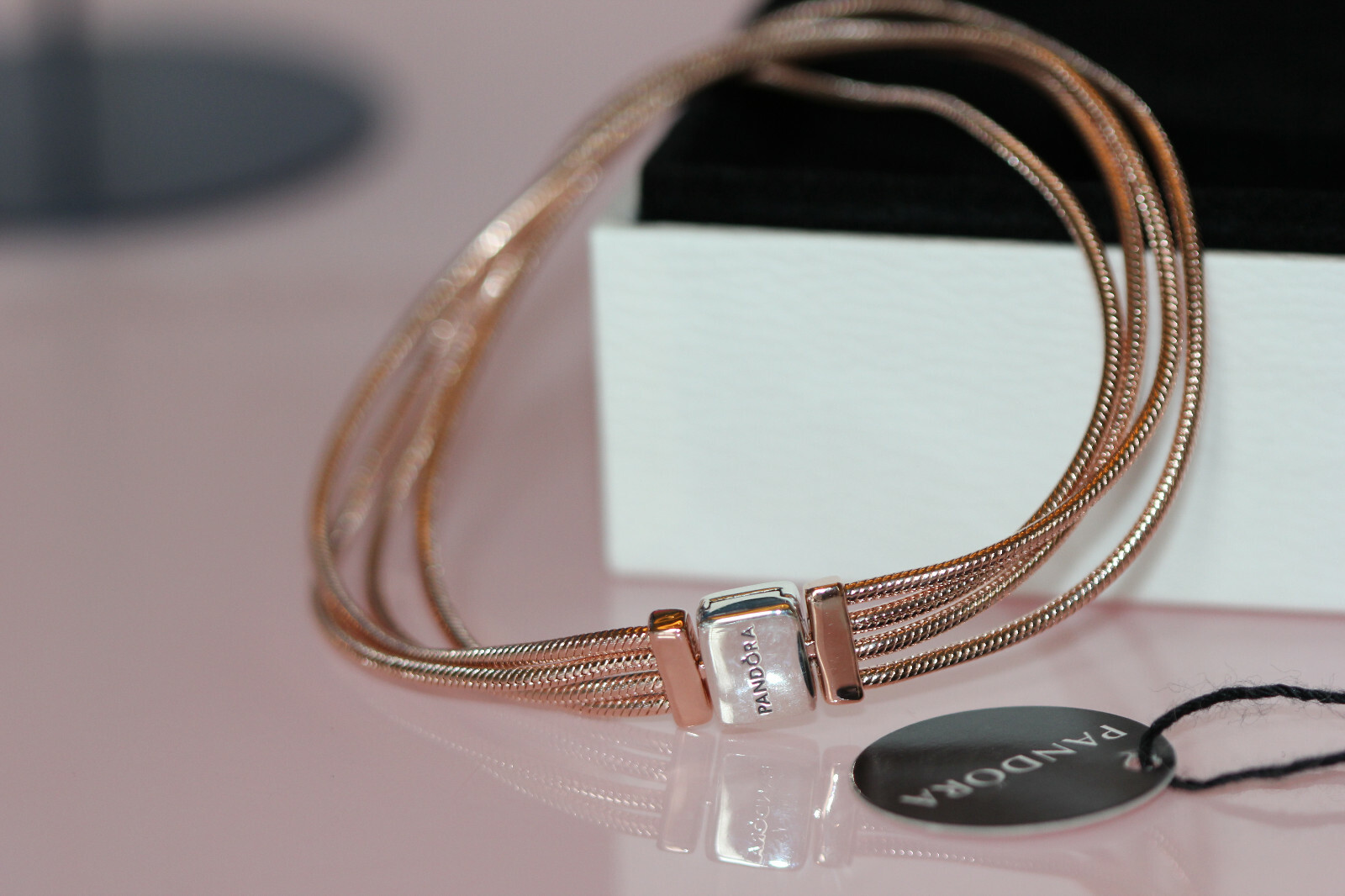 PANDORA Snake Chain Bracelet ブレスレット Snake Clasp & Chain Bracelet | Two-tone | Pandora US