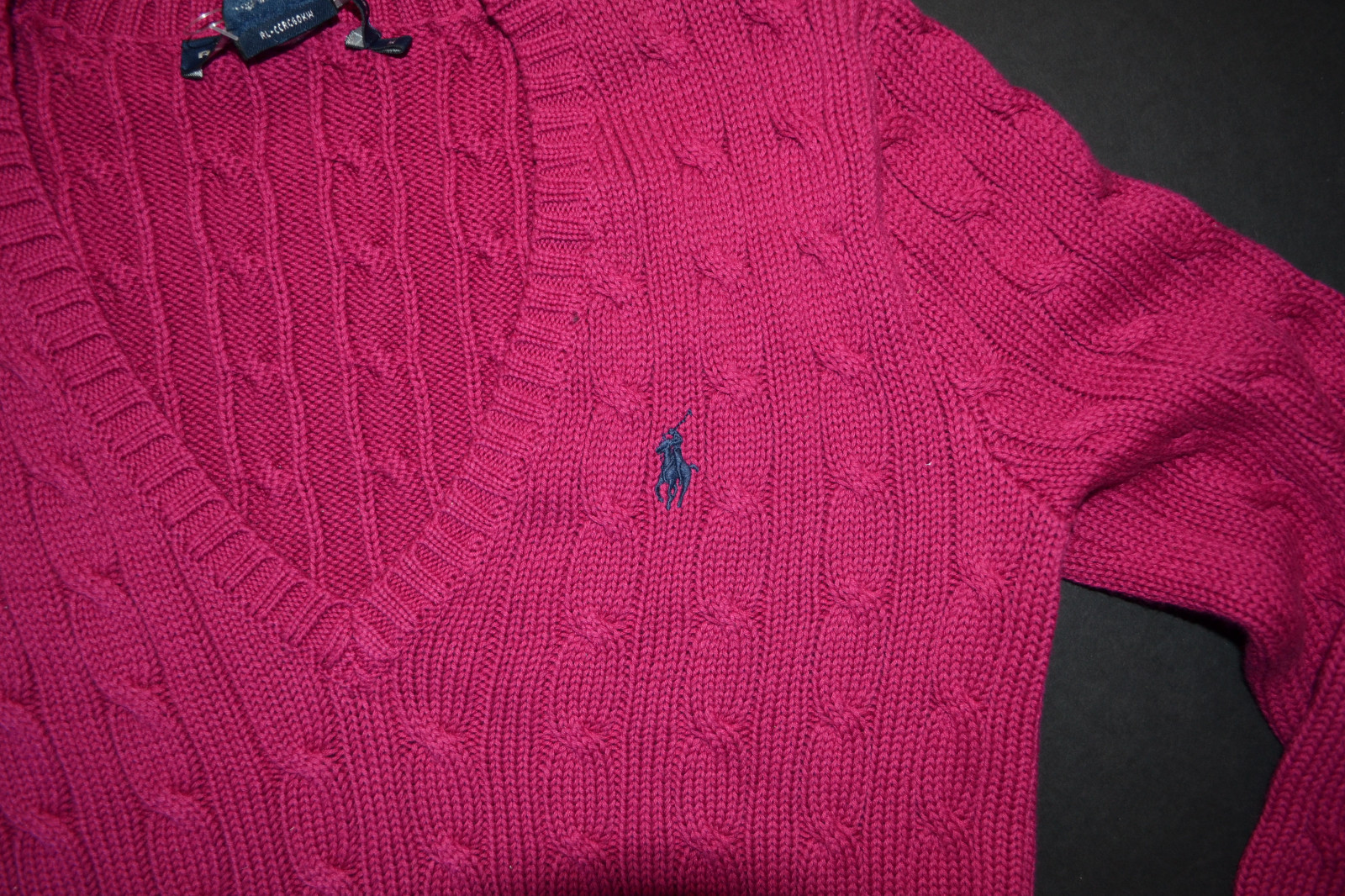 売れ筋商品|||ラルフローレン ニット&セーター アウター レディース Women's Cable-Knit Cotton V-Neck Sweater Rugby  Cable-Knit V-Neck Sweater