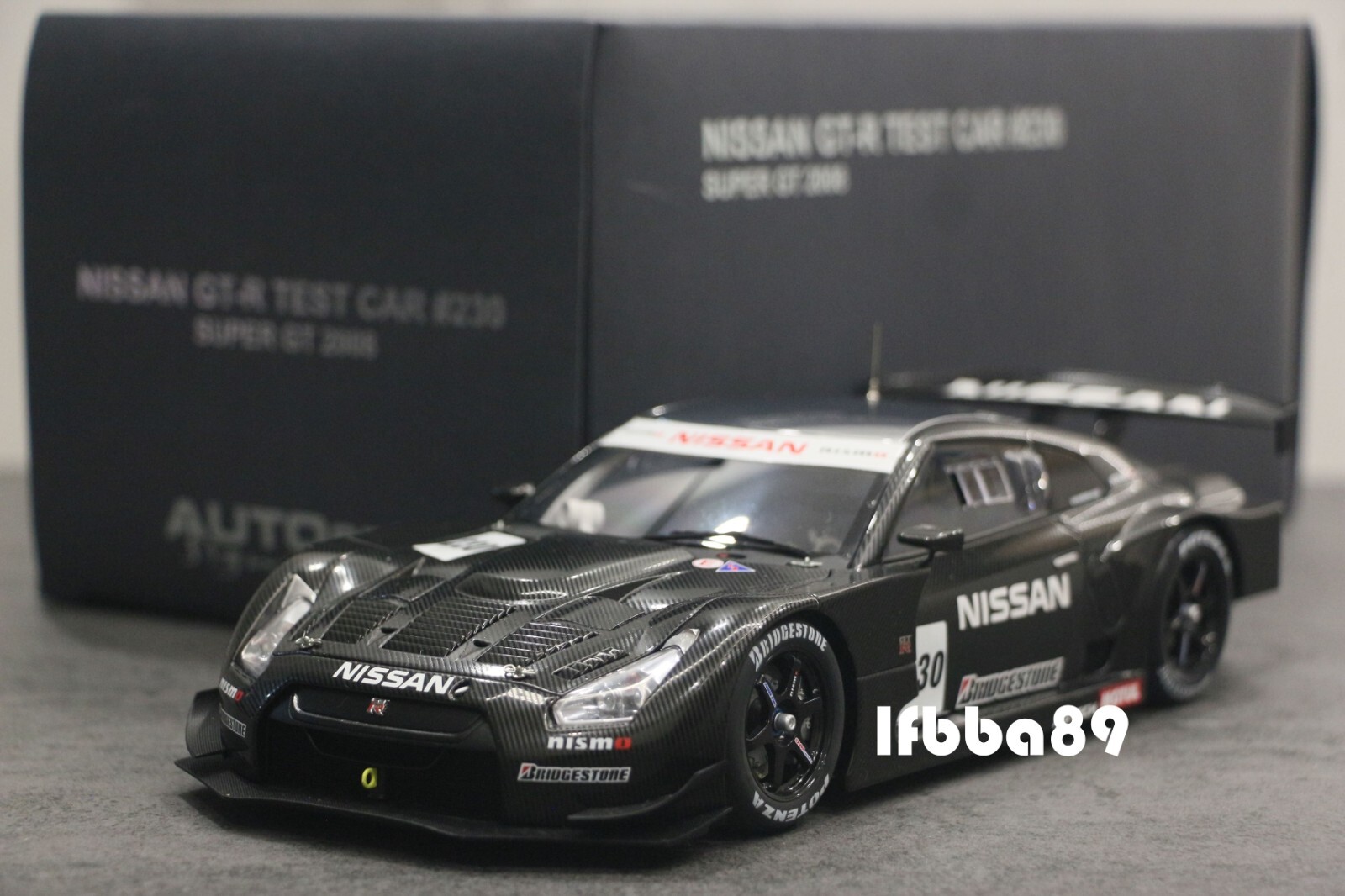 AUTOart 1/18 NISSAN GT-R GTR R35 SUPER GT #230 TESTCAR 80878