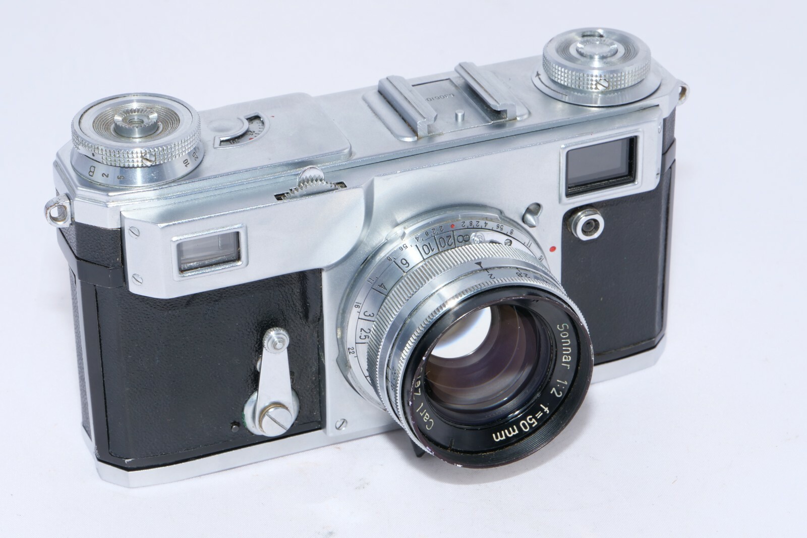 Contax Ⅲ & CarlZaiss Sonnar 50mm F2 NO NAME Contax 35mm rangefinder camera. Carl Zeiss Sonnar