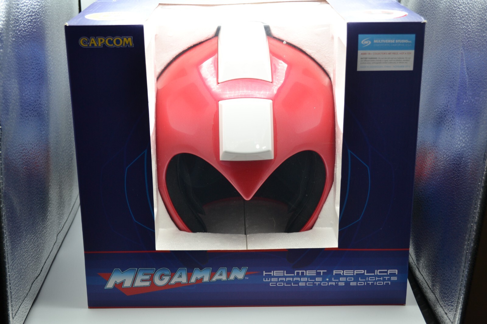ロックマン　ヘルメット　レプリカ 【コレクターズエディション】 ロックマン ヘルメット レプリカ 【コレクターズエディション