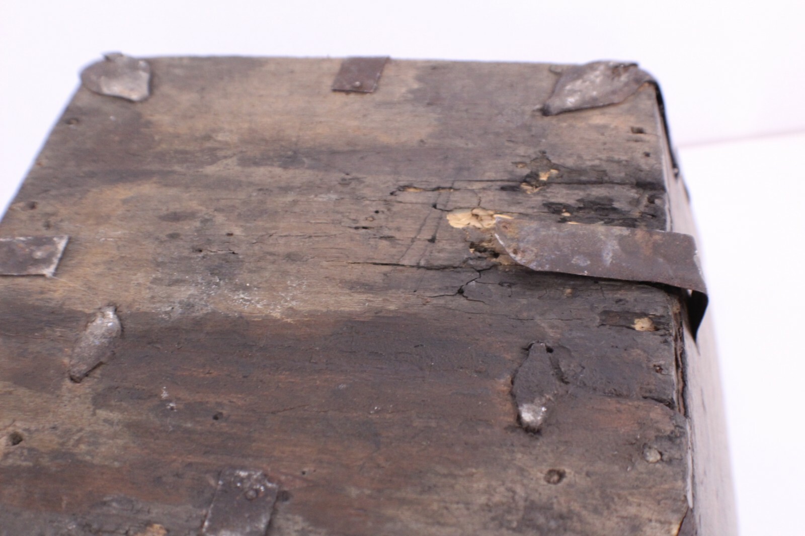 Vintage wooden rice basket