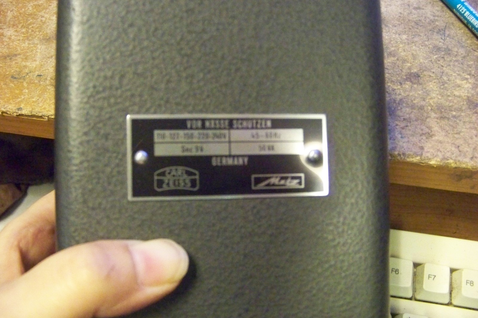 CARL ZEISS METZ GERMANY POWER SUPPLY 110-127-150-220-240 V MICROSCOPE ACCESSORY