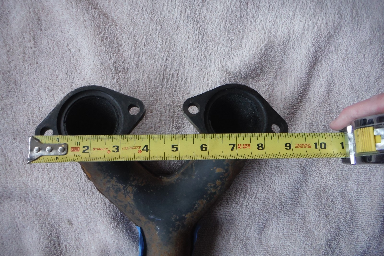 Vintage Yamaha Snowmobile Exhaust Y-Pipe 1972 1973 EW 643 GP 643