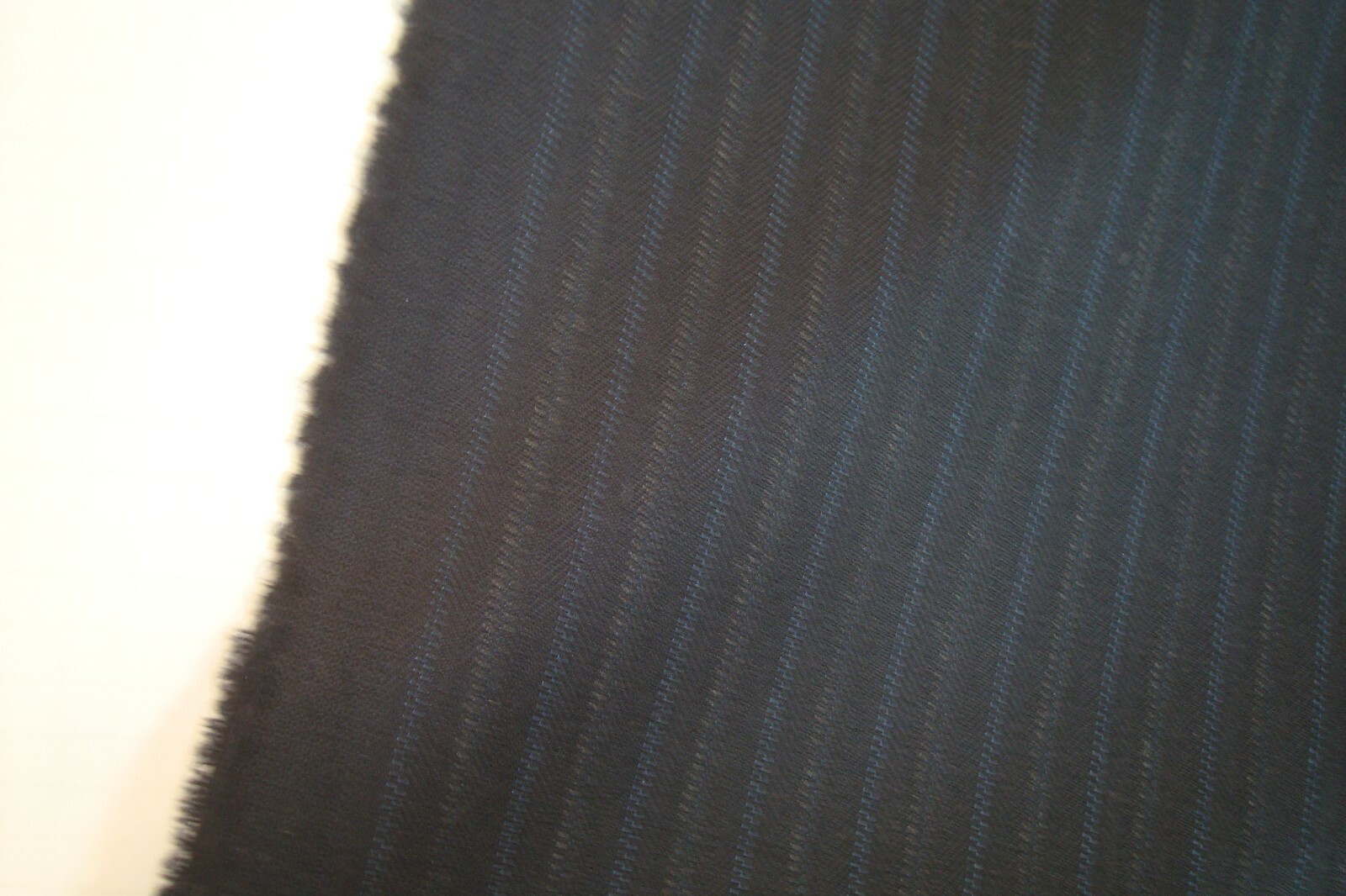 4.5 yds Luxury Wool Fabric 9.5 oz Suit Super 120s Midnight
